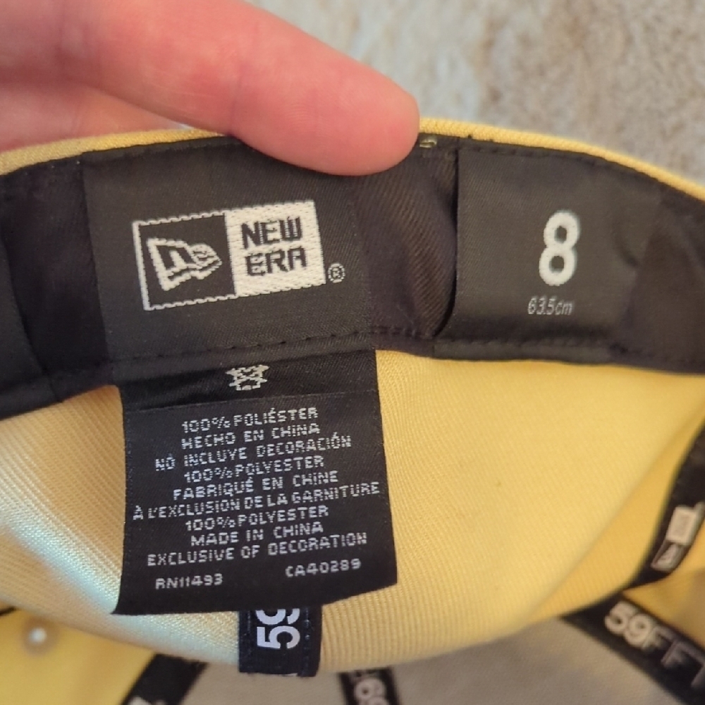New Era 59FIFTY Light Tan Cap - Picture 6 of 7